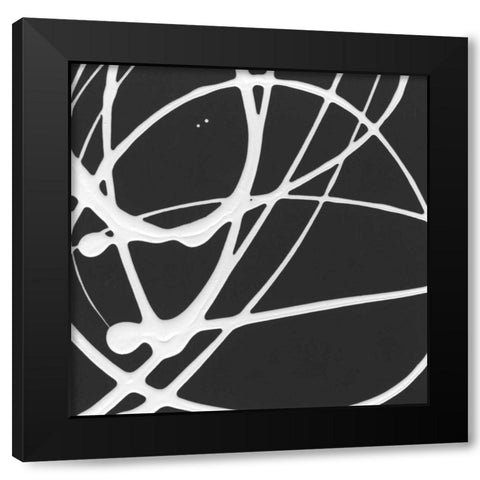 Tumbling Down III Black Modern Wood Framed Art Print by Hershey, Moira
