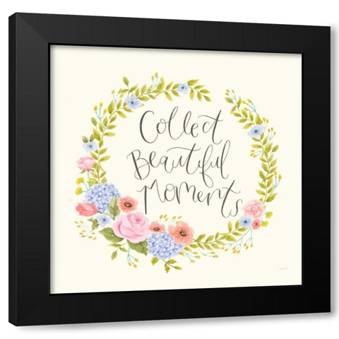 Cottage Nostalgia III Black Modern Wood Framed Art Print with Double Matting by Jackson, Jenaya