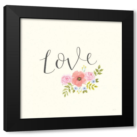 Cottage Nostalgia VII Black Modern Wood Framed Art Print with Double Matting by Jackson, Jenaya