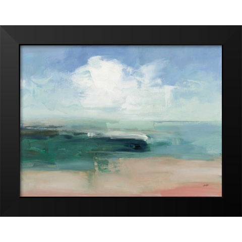Big Clouds from the Shore Black Modern Wood Framed Art Print by Purinton, Julia