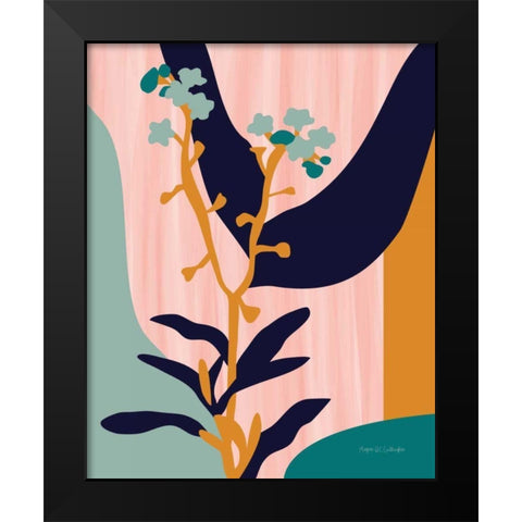 Dont Forget Me Black Modern Wood Framed Art Print by Gallagher, Megan