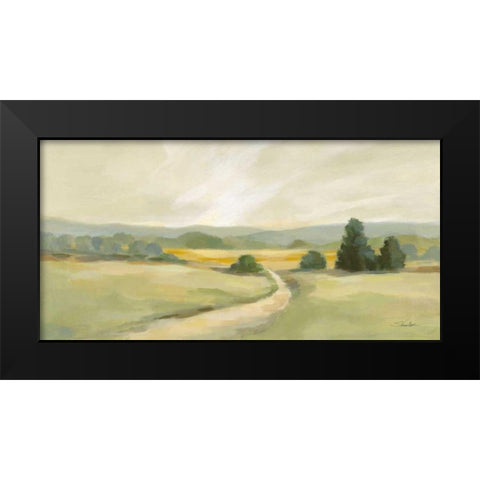 Sage Hills Black Modern Wood Framed Art Print by Vassileva, Silvia