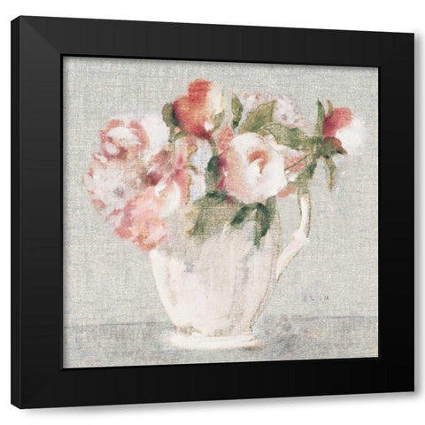 Cottage Bouquet III Light Black Modern Wood Framed Art Print by Blum, Cheri