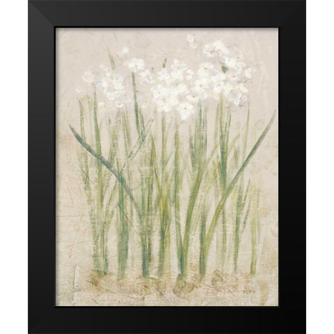 Narcissus Light Black Modern Wood Framed Art Print by Blum, Cheri