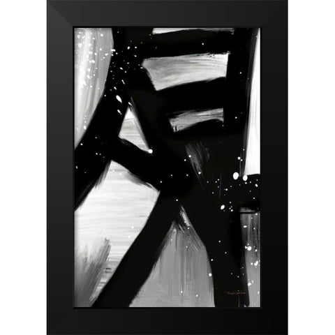 Winter in Paris I Black Modern Wood Framed Art Print by Charro, Mercedes Lopez