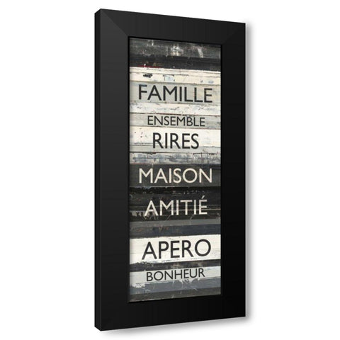 Zephyr Quote III Black Modern Wood Framed Art Print by Schick, Mike