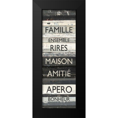 Zephyr Quote III Black Modern Wood Framed Art Print by Schick, Mike