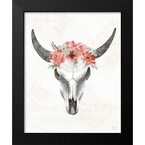 Sweet Southwest XV No Words Black Modern Wood Framed Art Print by June, Dina