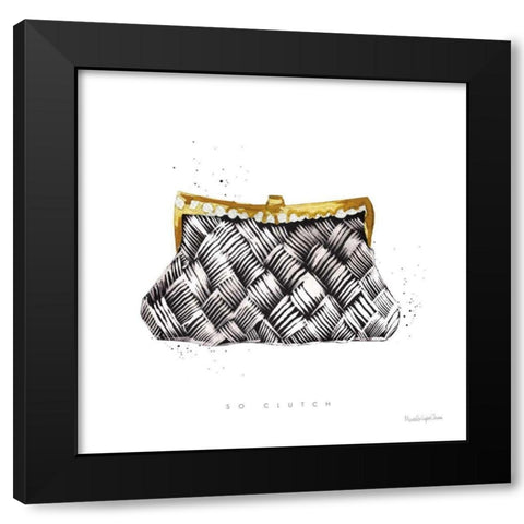 Glitz and Glam X Black Modern Wood Framed Art Print with Double Matting by Charro, Mercedes Lopez