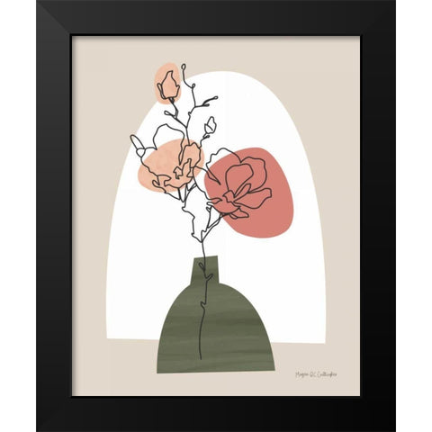 Potted Beauty I Black Modern Wood Framed Art Print by Gallagher, Megan