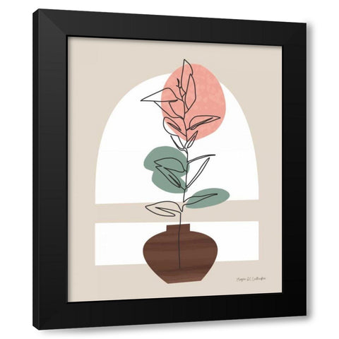 Potted Beauty II Black Modern Wood Framed Art Print by Gallagher, Megan