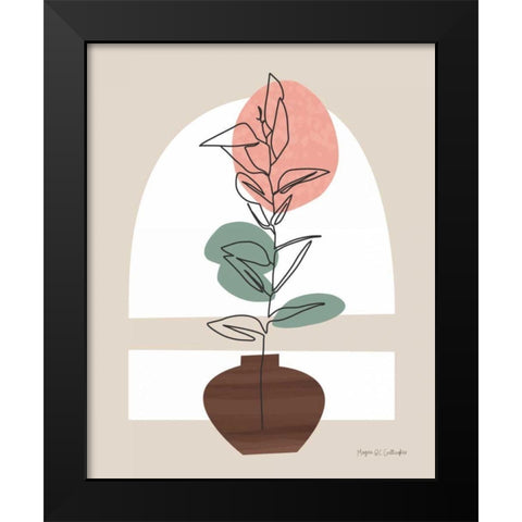 Potted Beauty II Black Modern Wood Framed Art Print by Gallagher, Megan