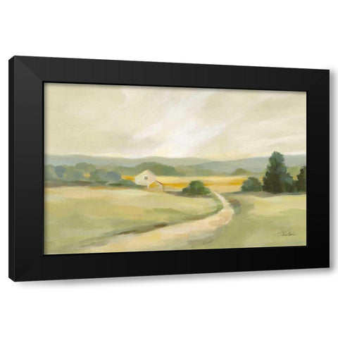 Sage Hills Barn Crop Black Modern Wood Framed Art Print by Vassileva, Silvia
