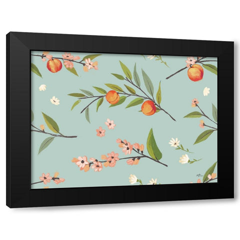 Sweet Life Step 01 Black Modern Wood Framed Art Print with Double Matting by Penner, Janelle