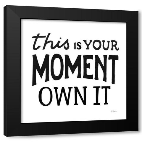 This Moment Black Black Modern Wood Framed Art Print with Double Matting by Schlabach, Sue