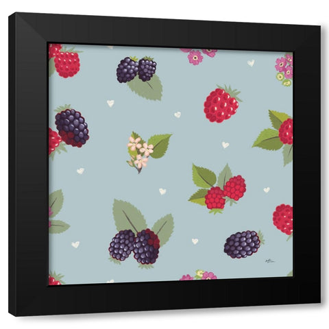Sweet Life Step 09 Black Modern Wood Framed Art Print with Double Matting by Penner, Janelle