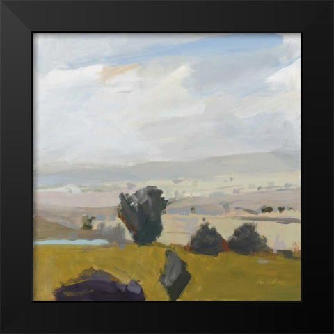 View of the Valley Black Modern Wood Framed Art Print by Munger, Pamela