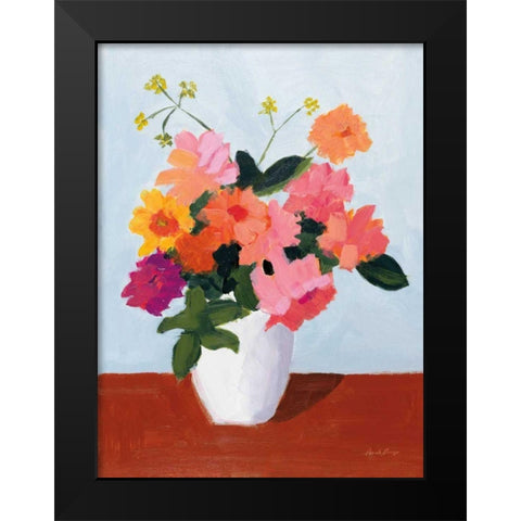 Brightness in Bloom Black Modern Wood Framed Art Print by Munger, Pamela