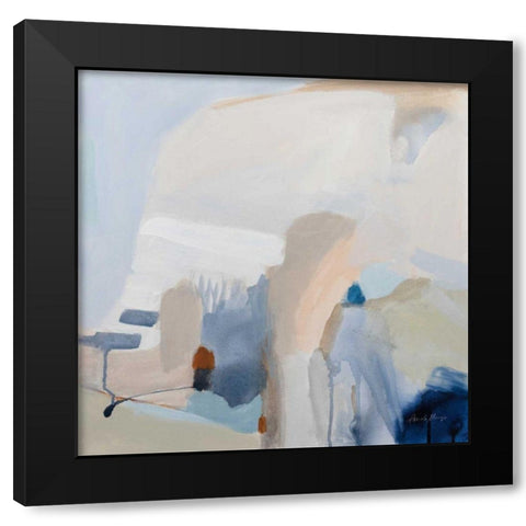 Transitions Black Modern Wood Framed Art Print by Munger, Pamela
