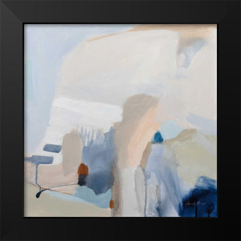 Transitions Black Modern Wood Framed Art Print by Munger, Pamela