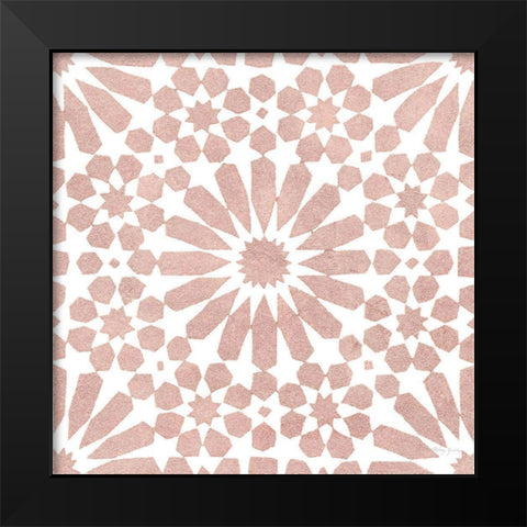 Simply Elegant IV Rose Gold Crop Black Modern Wood Framed Art Print by Green, Nancy