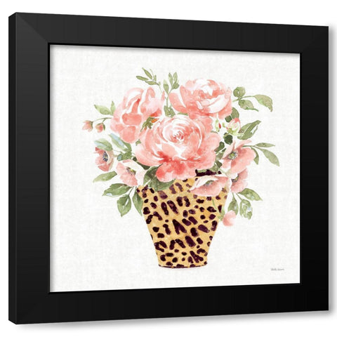 Luxe Bouquet I Black Modern Wood Framed Art Print by Grove, Beth