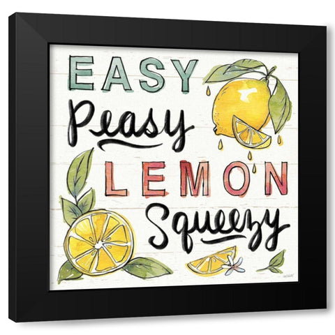 Lemonade Stand II Black Modern Wood Framed Art Print with Double Matting by Tavoletti, Anne