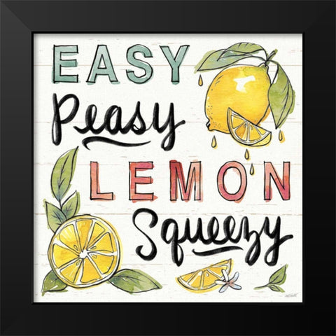 Lemonade Stand II Black Modern Wood Framed Art Print by Tavoletti, Anne