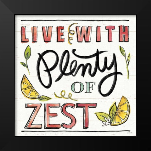 Lemonade Stand IV Black Modern Wood Framed Art Print by Tavoletti, Anne