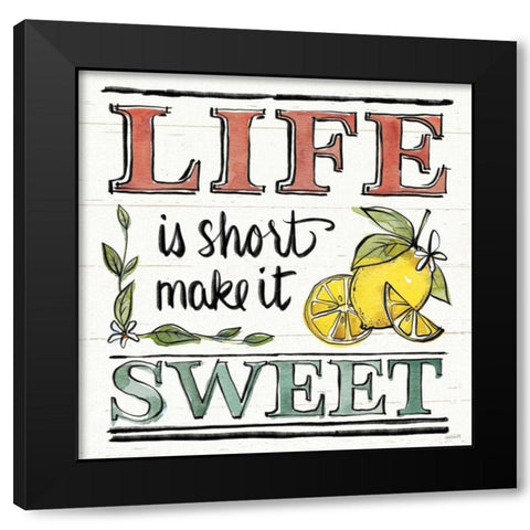 Lemonade Stand V Black Modern Wood Framed Art Print by Tavoletti, Anne