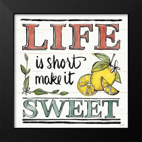 Lemonade Stand V Black Modern Wood Framed Art Print by Tavoletti, Anne