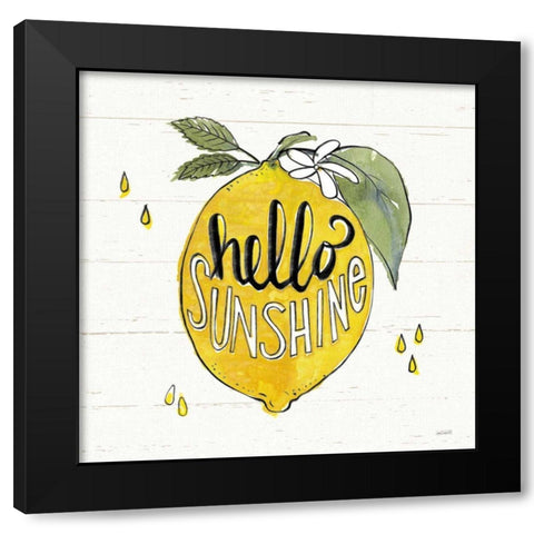 Lemonade Stand VII Black Modern Wood Framed Art Print by Tavoletti, Anne