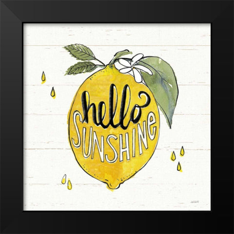 Lemonade Stand VII Black Modern Wood Framed Art Print by Tavoletti, Anne