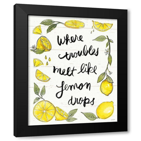 Lemonade Stand IX Black Modern Wood Framed Art Print with Double Matting by Tavoletti, Anne
