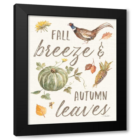 Happy Harvest V Black Modern Wood Framed Art Print with Double Matting by Vassileva, Silvia