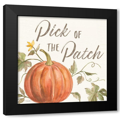 Happy Harvest VIII Black Modern Wood Framed Art Print by Vassileva, Silvia