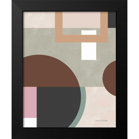 Soft Modern II Black Modern Wood Framed Art Print by Gallagher, Megan