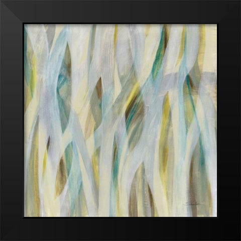 Grassy Meadow Black Modern Wood Framed Art Print by Vassileva, Silvia