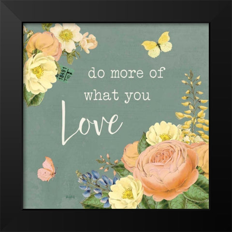 Garden District III Sage Black Modern Wood Framed Art Print by Pertiet, Katie