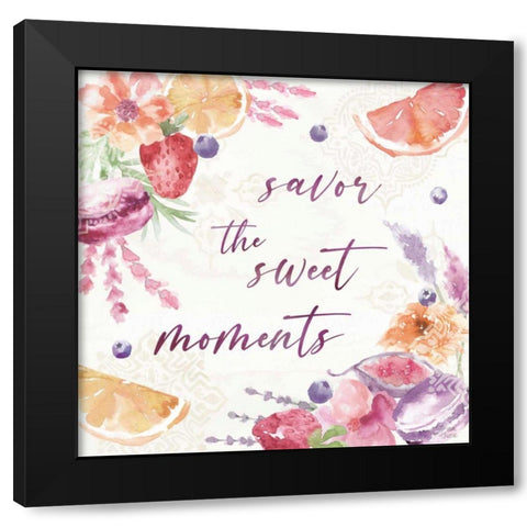 Classy Cocktails VI Black Modern Wood Framed Art Print by June, Dina