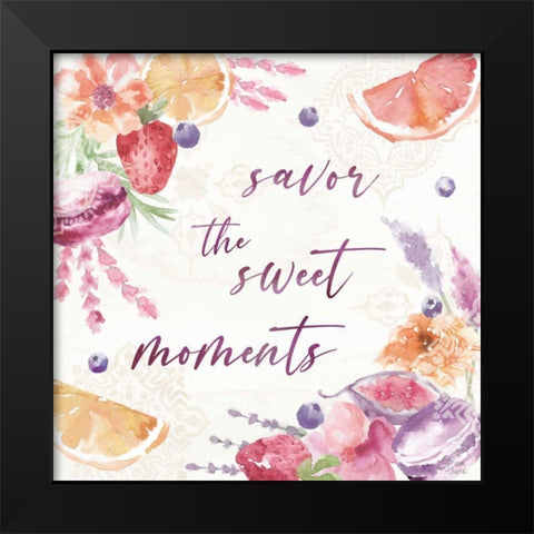 Classy Cocktails VI Black Modern Wood Framed Art Print by June, Dina