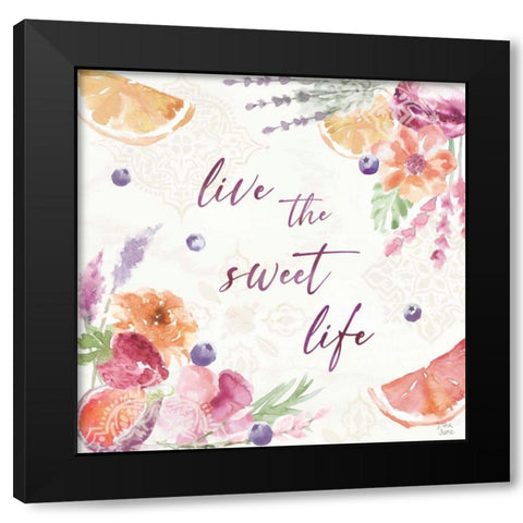 Classy Cocktails VII Black Modern Wood Framed Art Print by June, Dina