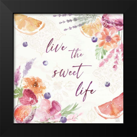 Classy Cocktails VII Black Modern Wood Framed Art Print by June, Dina