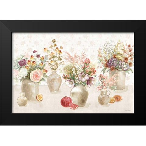 Cottage Charm I Black Modern Wood Framed Art Print by Grove, Beth