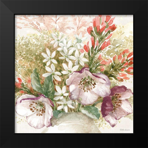 Cottage Charm IV Black Modern Wood Framed Art Print by Grove, Beth