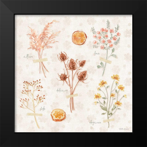 Cottage Charm IX Black Modern Wood Framed Art Print by Grove, Beth