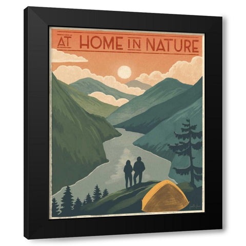 Born to Roam IV Black Modern Wood Framed Art Print by Penner, Janelle