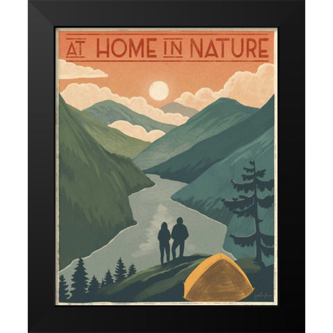 Born to Roam IV Black Modern Wood Framed Art Print by Penner, Janelle