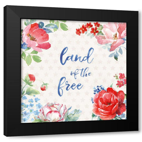 Americana Style IV Black Modern Wood Framed Art Print by Grove, Beth