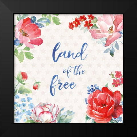 Americana Style IV Black Modern Wood Framed Art Print by Grove, Beth